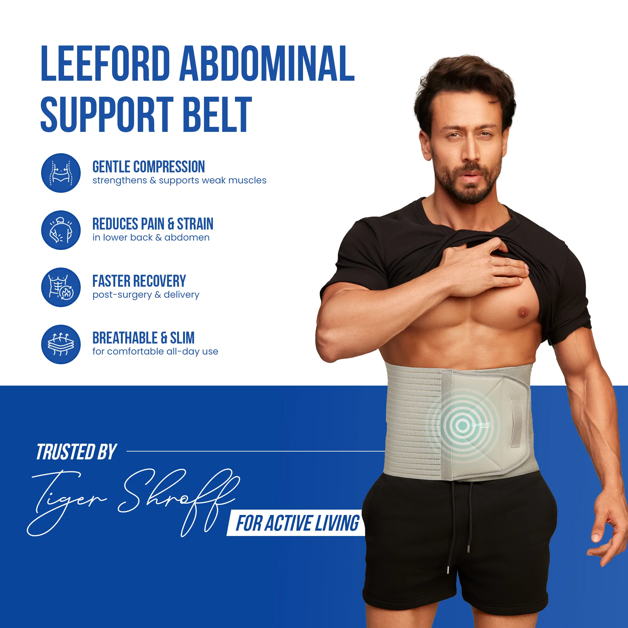 Leeford Abdominal Support Belt | Post-Delivery & Back Pain Support - Image 5