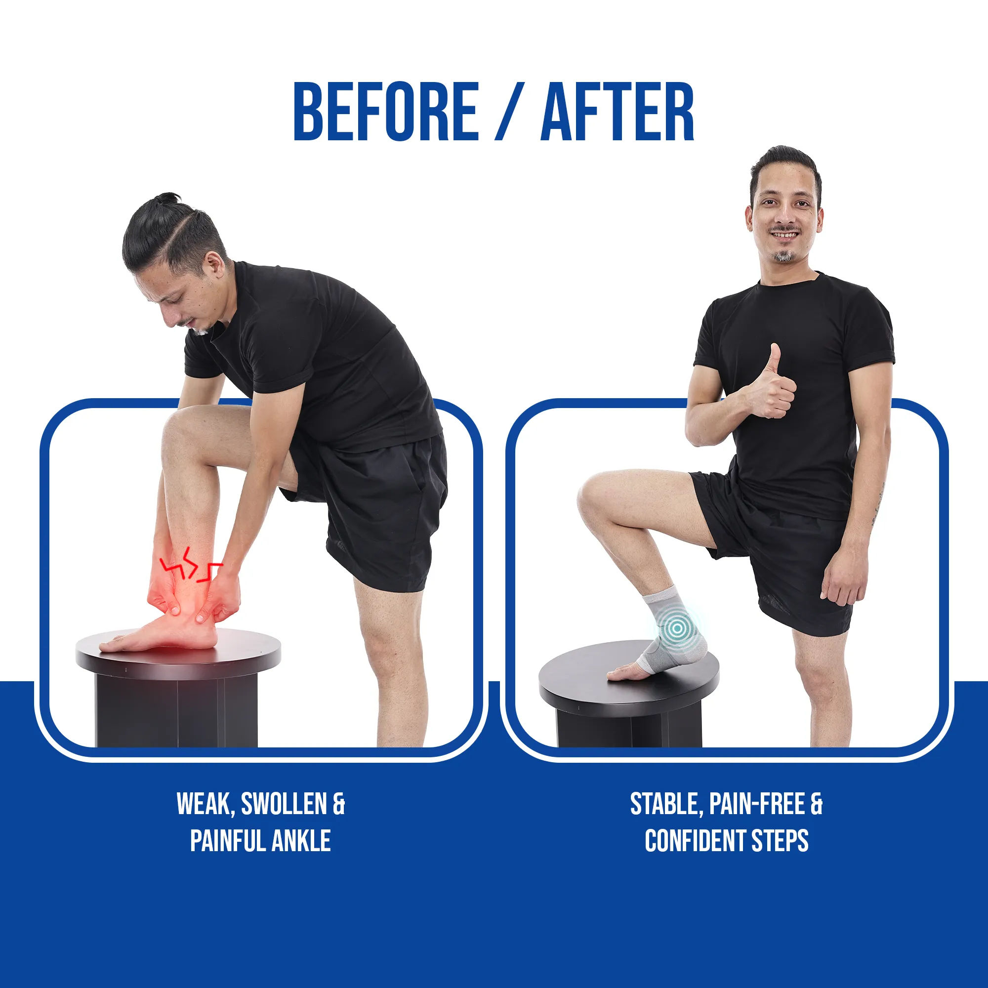 Ankle Binder for Pain Management | Non-Slip, 4-Way Stretch - Image 11