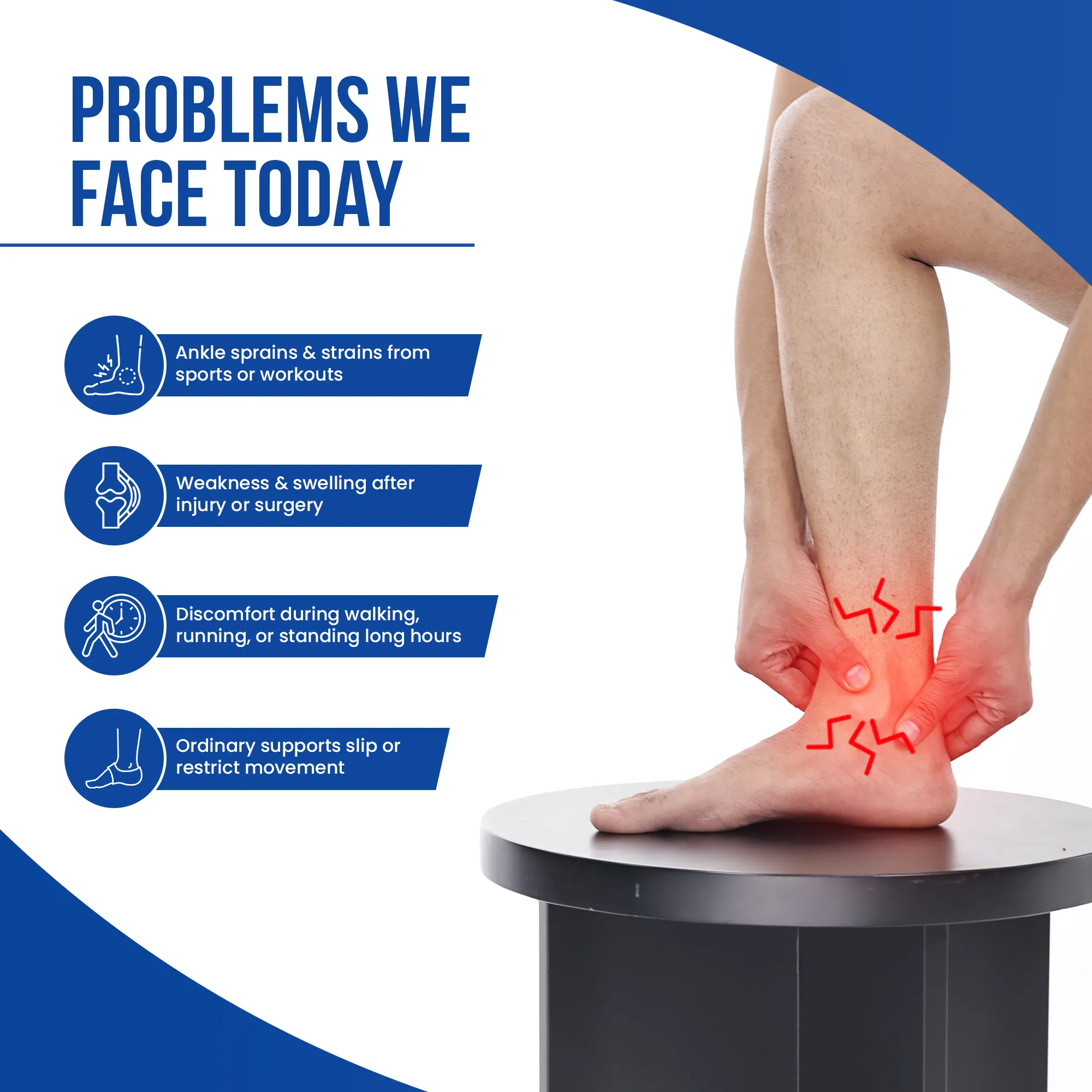 Ankle Binder for Pain Management | Non-Slip, 4-Way Stretch - Image 4