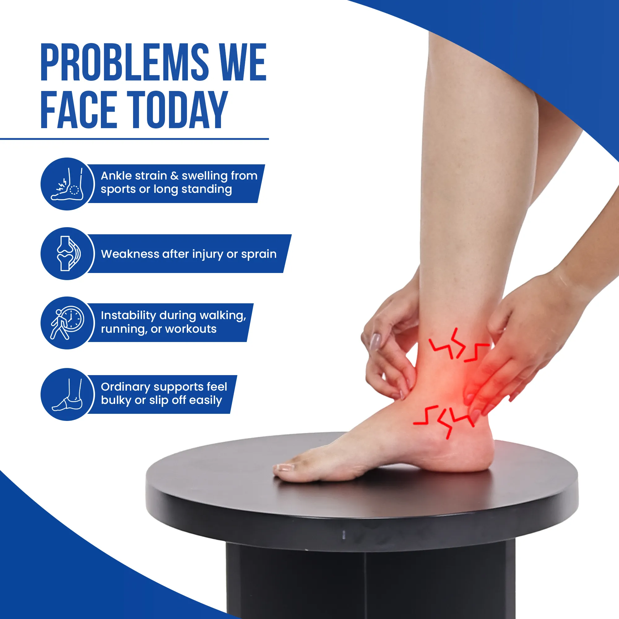 Leeford Ankle Wrap | Neoprene, Prevents Ankle Pain & Injuries - Image 4