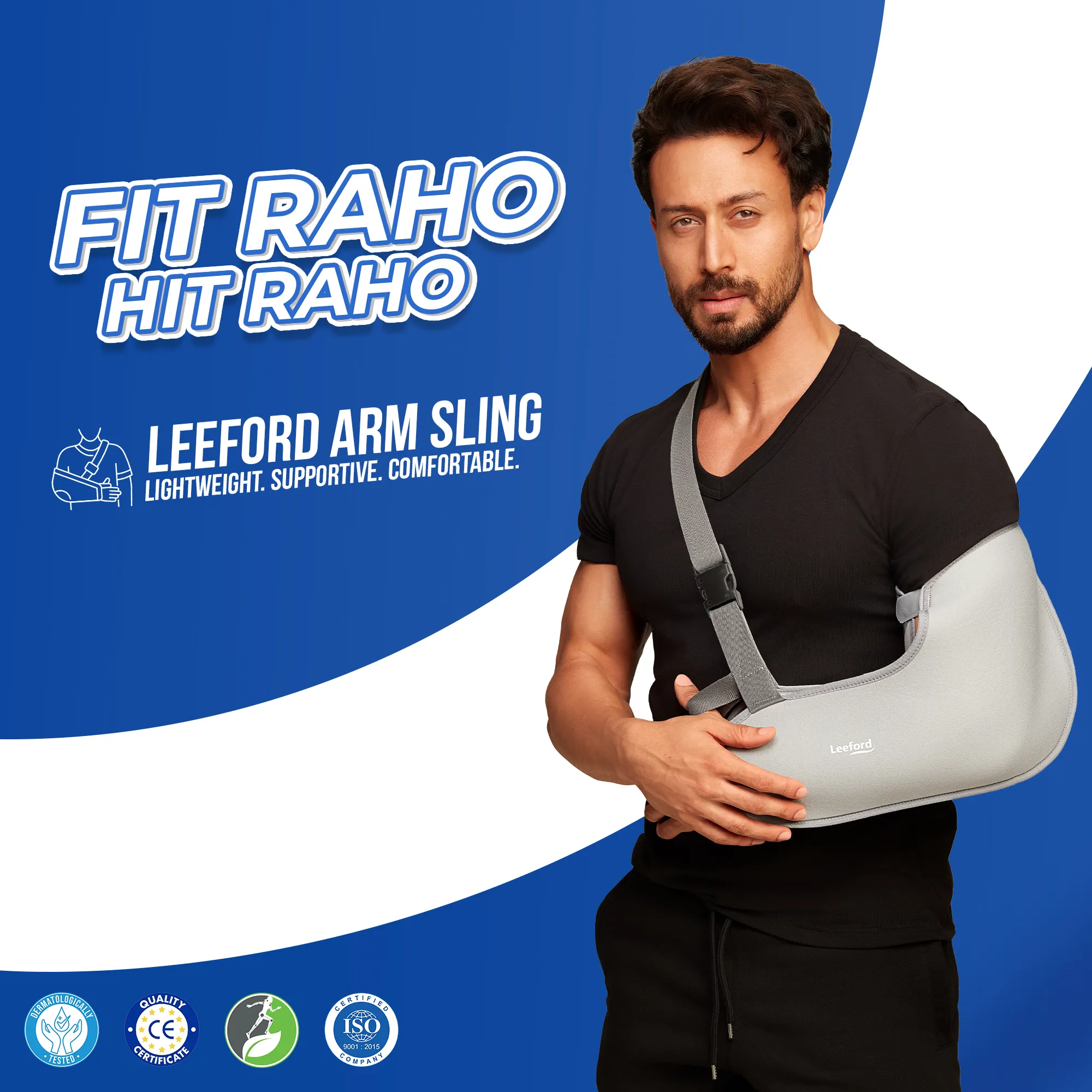 Leeford Arm Sling | Supports Shoulder & Arm for Faster Recovery - Image 3