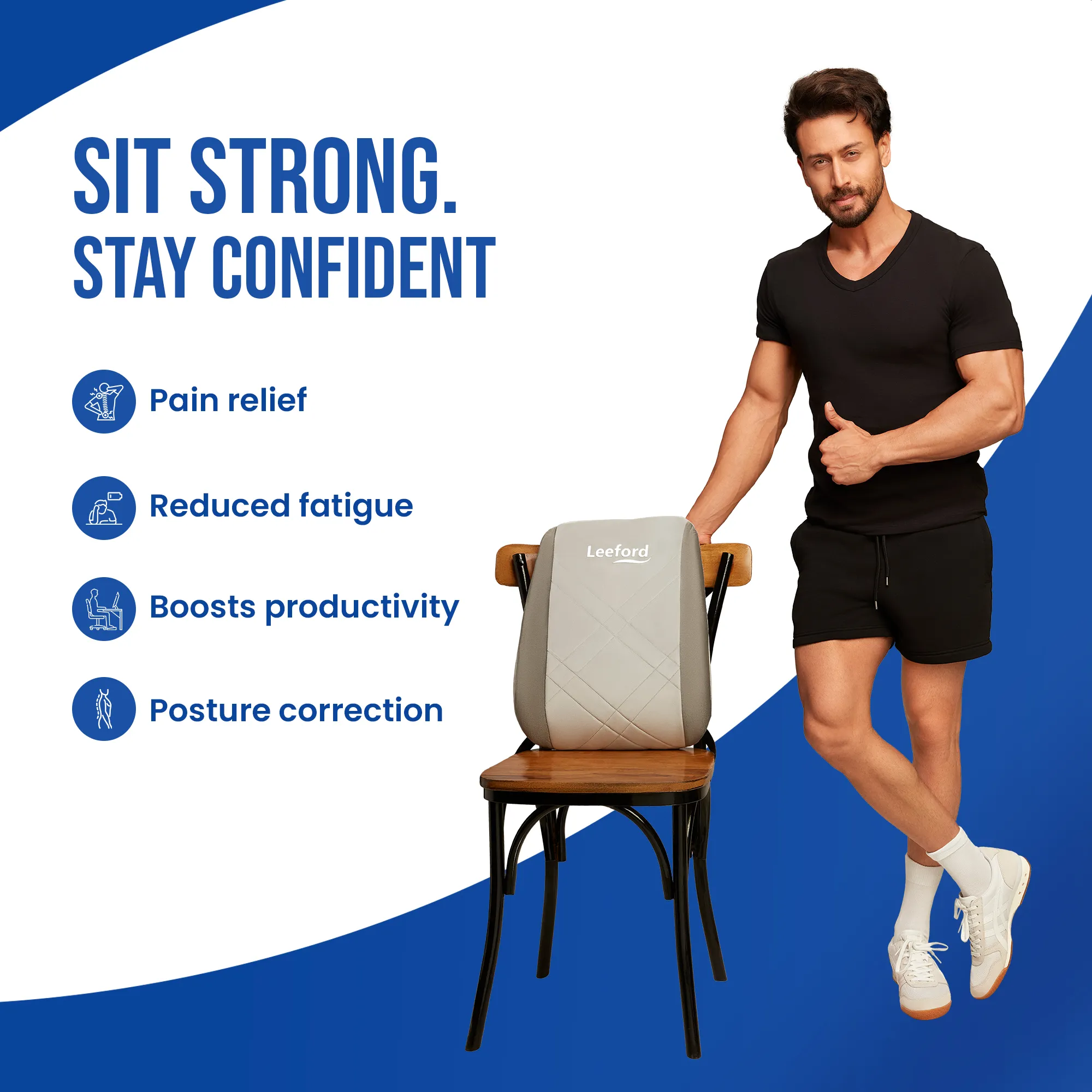 Back Rest for Lower Back Pain | Office, Car, Home Use - Image 10