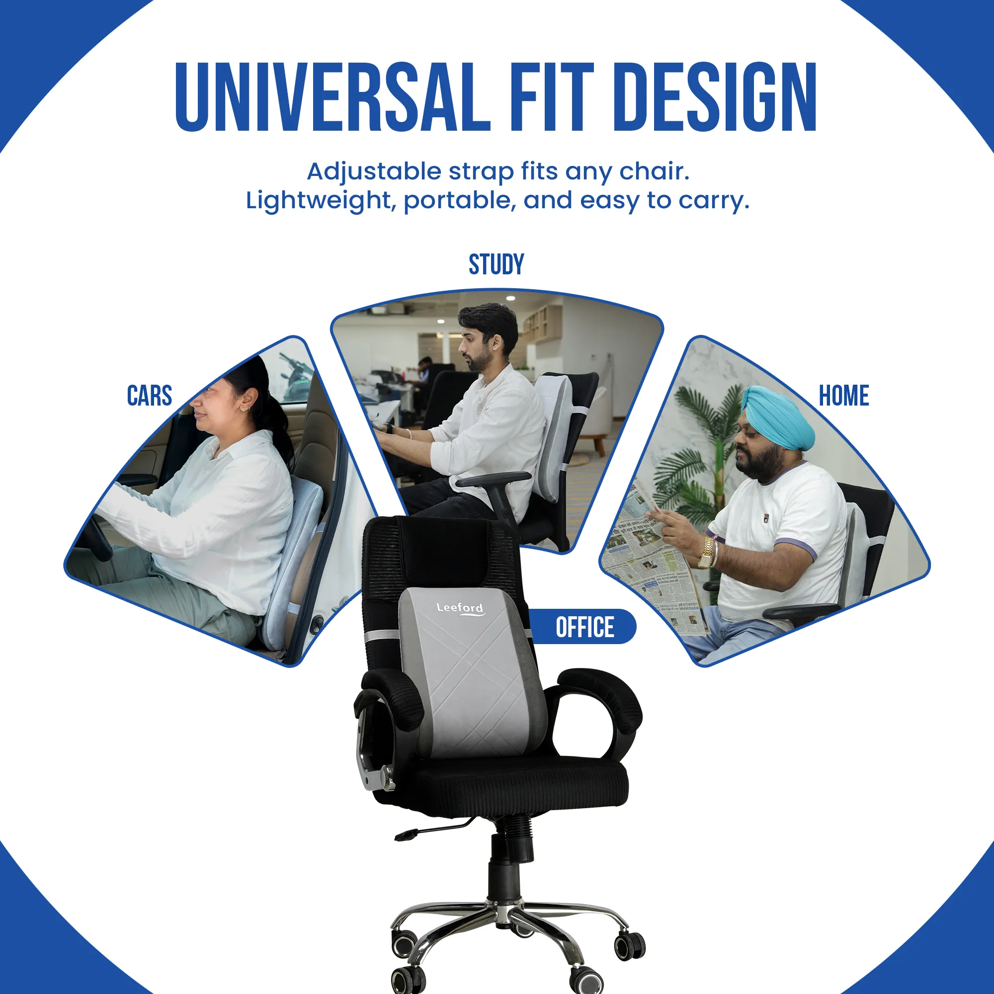 Back Rest for Lower Back Pain | Office, Car, Home Use - Image 8