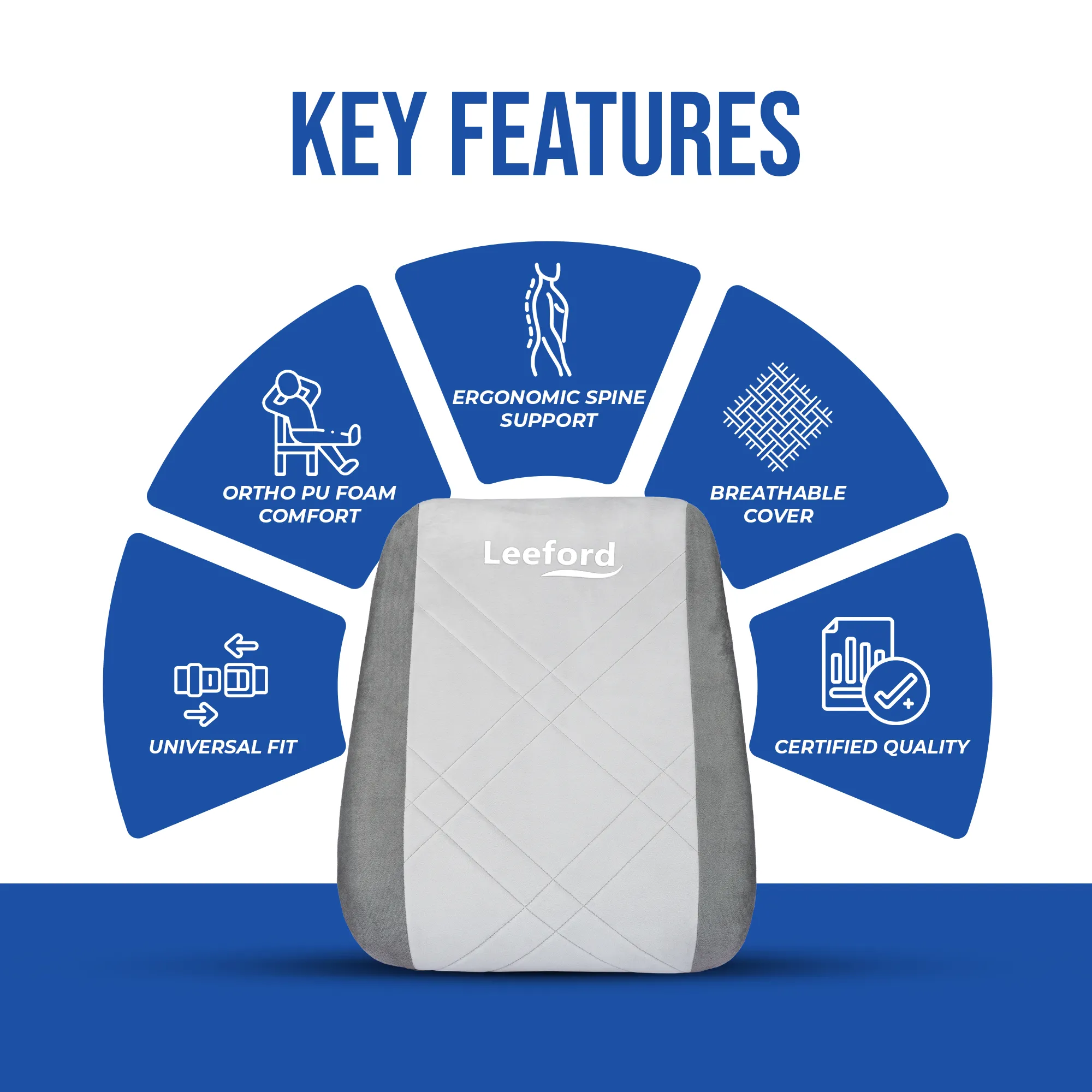 Back Rest for Lower Back Pain | Office, Car, Home Use - Image 9