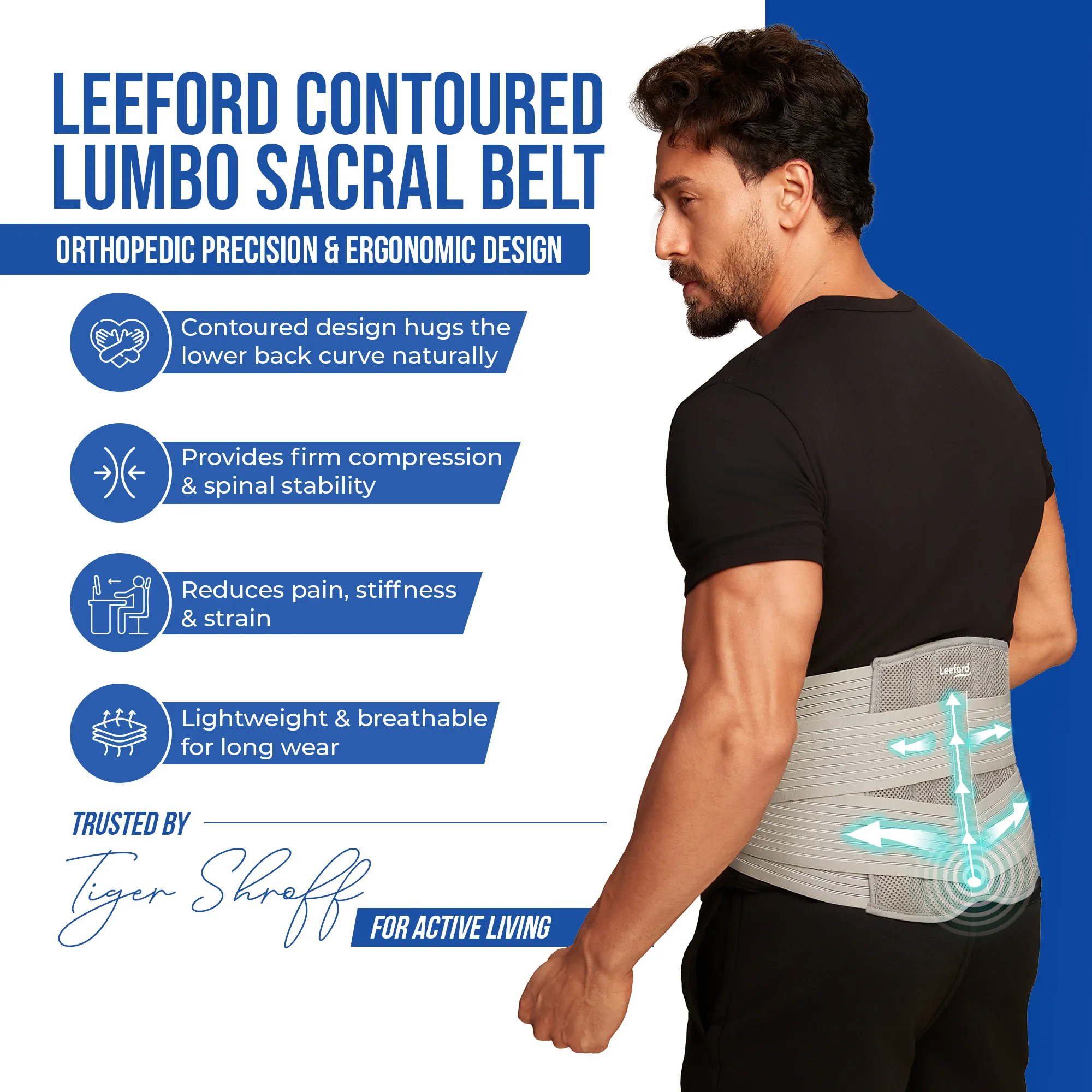 Contoured Lumbo Sacral Belt | Posture Correction & Lower Back Support - Image 5