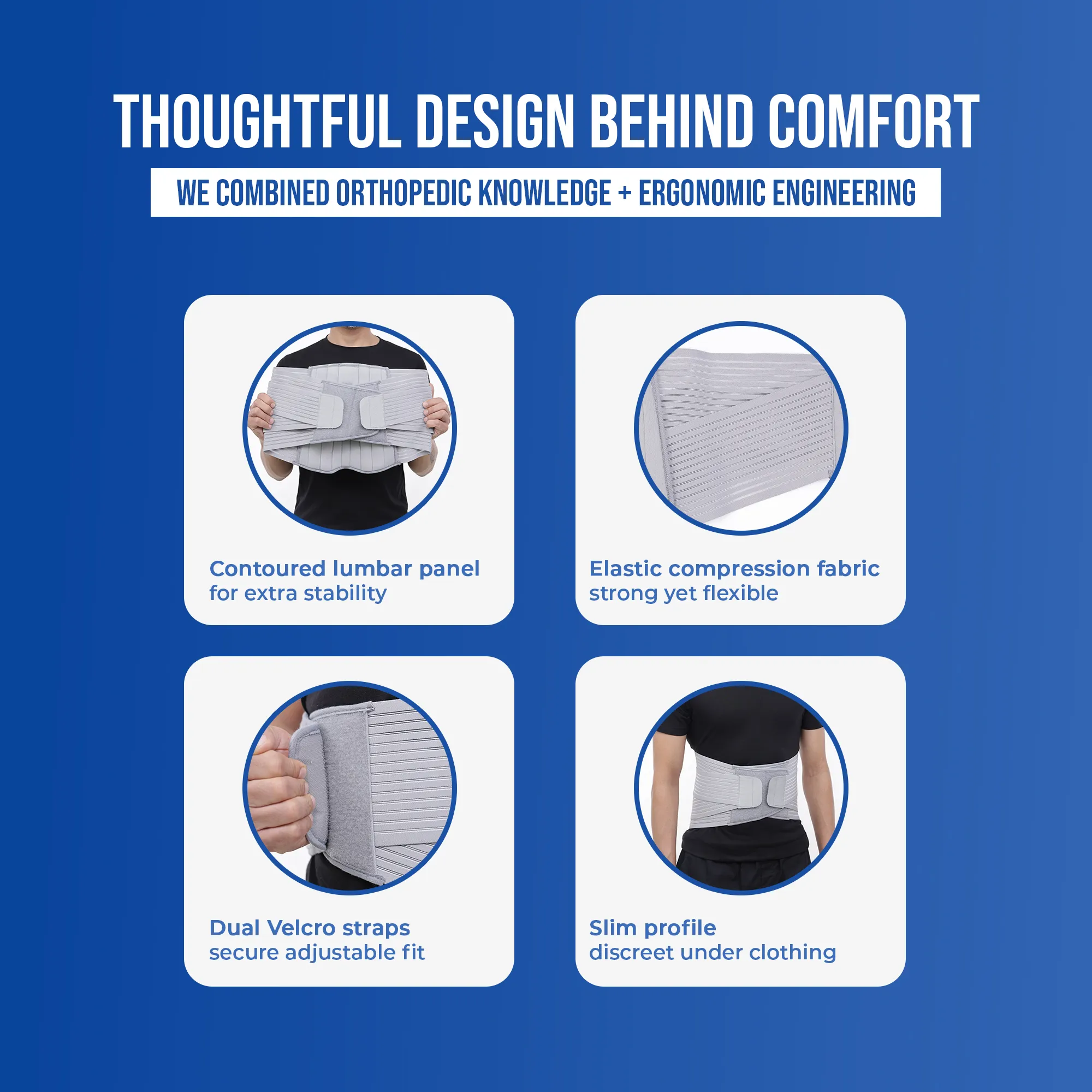 Contoured Lumbo Sacral Belt | Posture Correction & Lower Back Support - Image 7