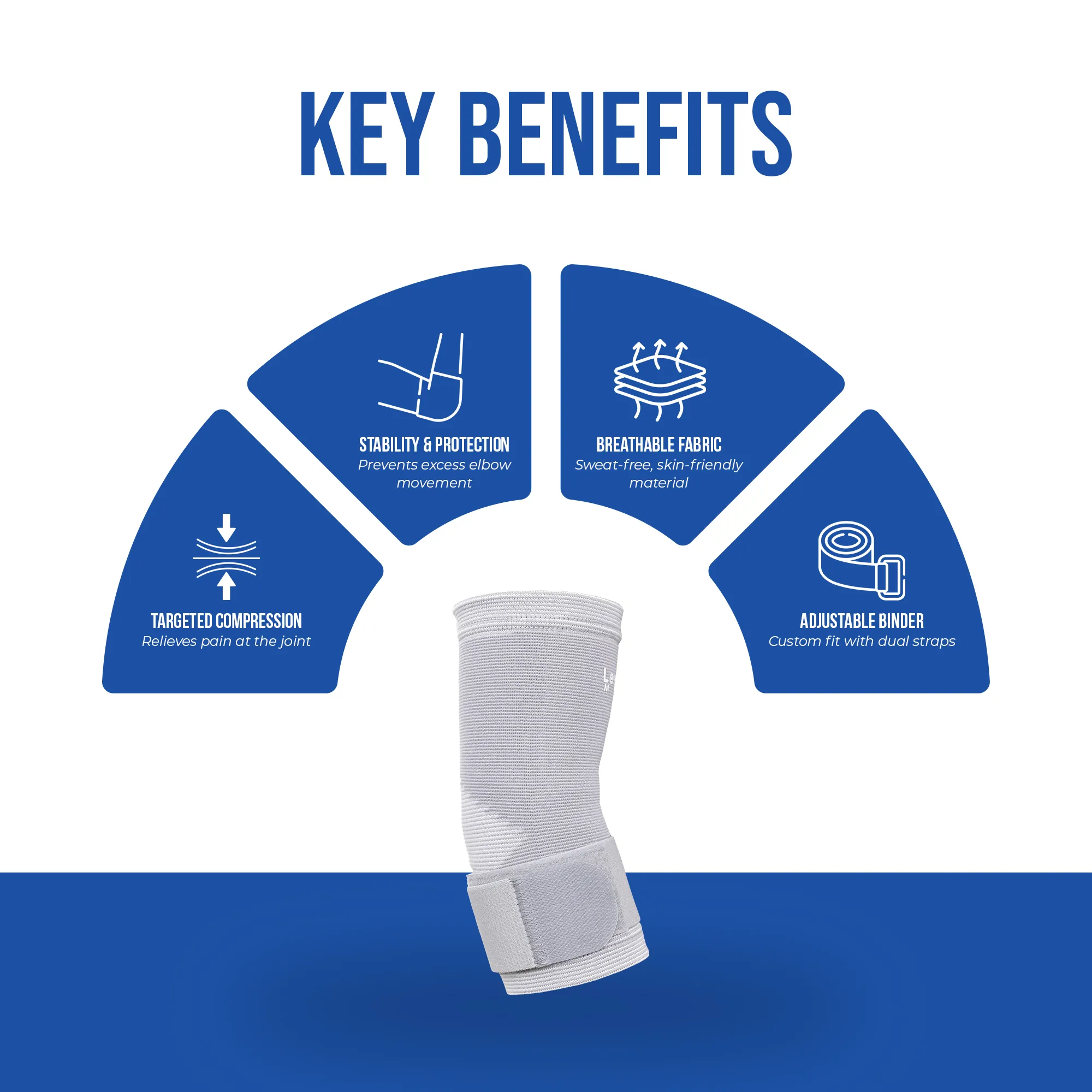 Leeford Elbow Support Binder | Protects Weak & Injured Elbows - Image 7