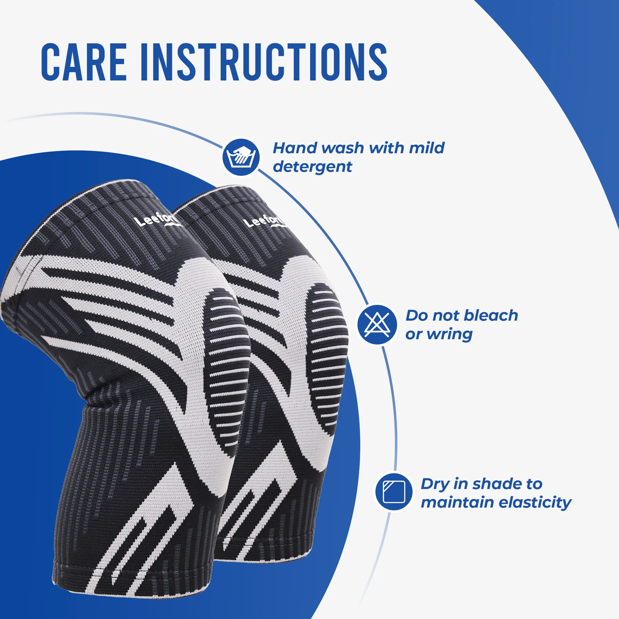 Designer Knee Cap for Sports, Gym, Running, Jogging & Weightlifting (Men) - Image 12