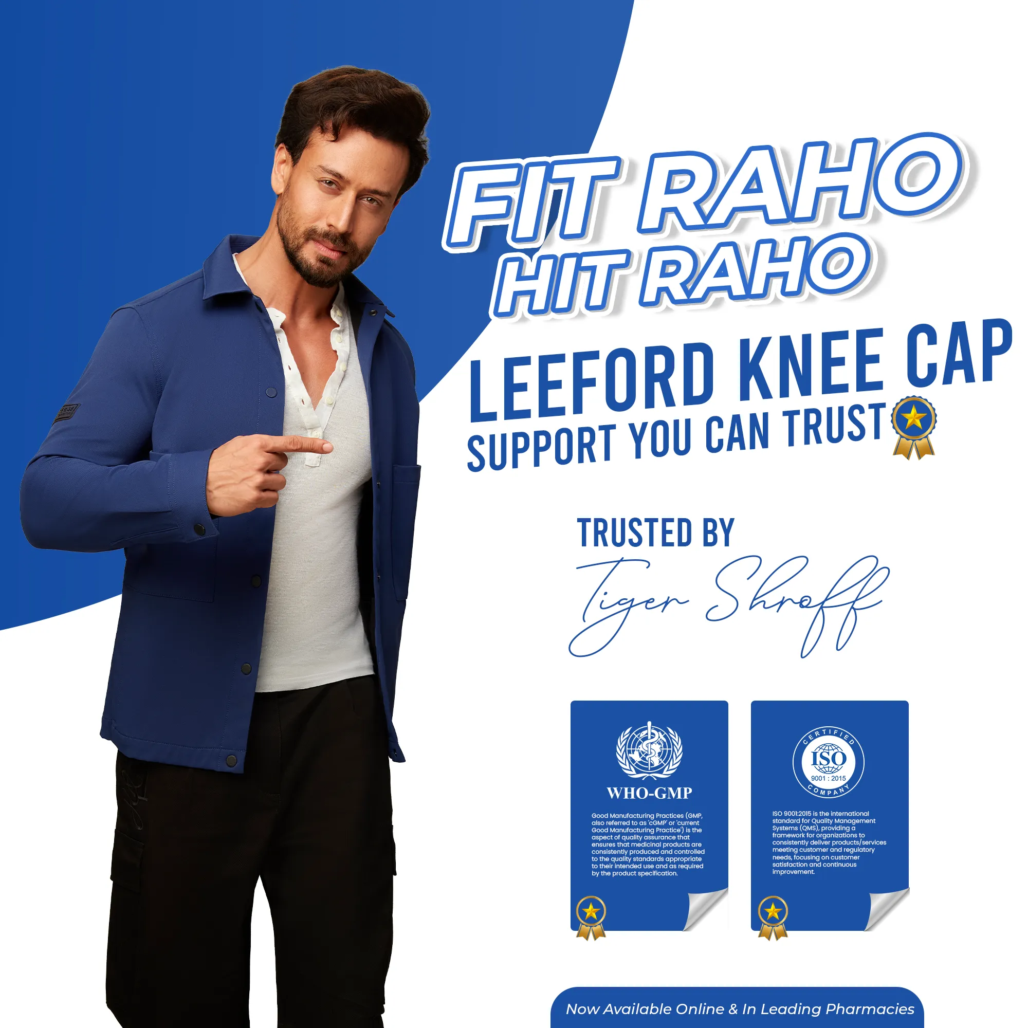 Designer Knee Cap for Sports, Gym, Running, Jogging & Weightlifting (Men) - Image 13