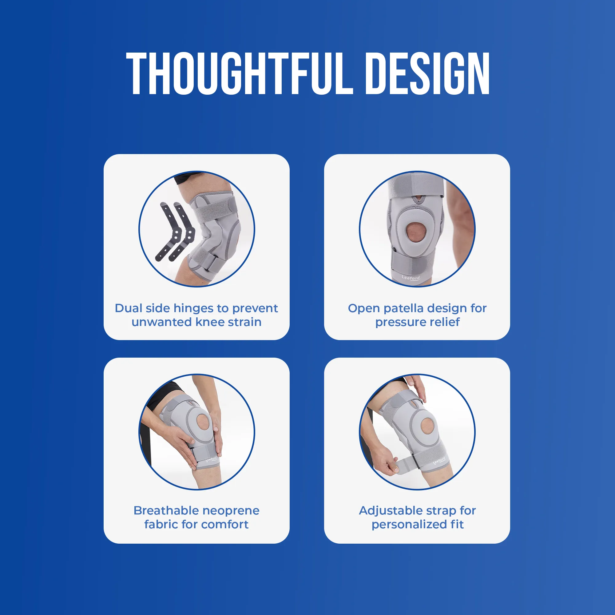 Knee Support With Hinge | Stabilize & Protect Your Knee Joints - Image 6