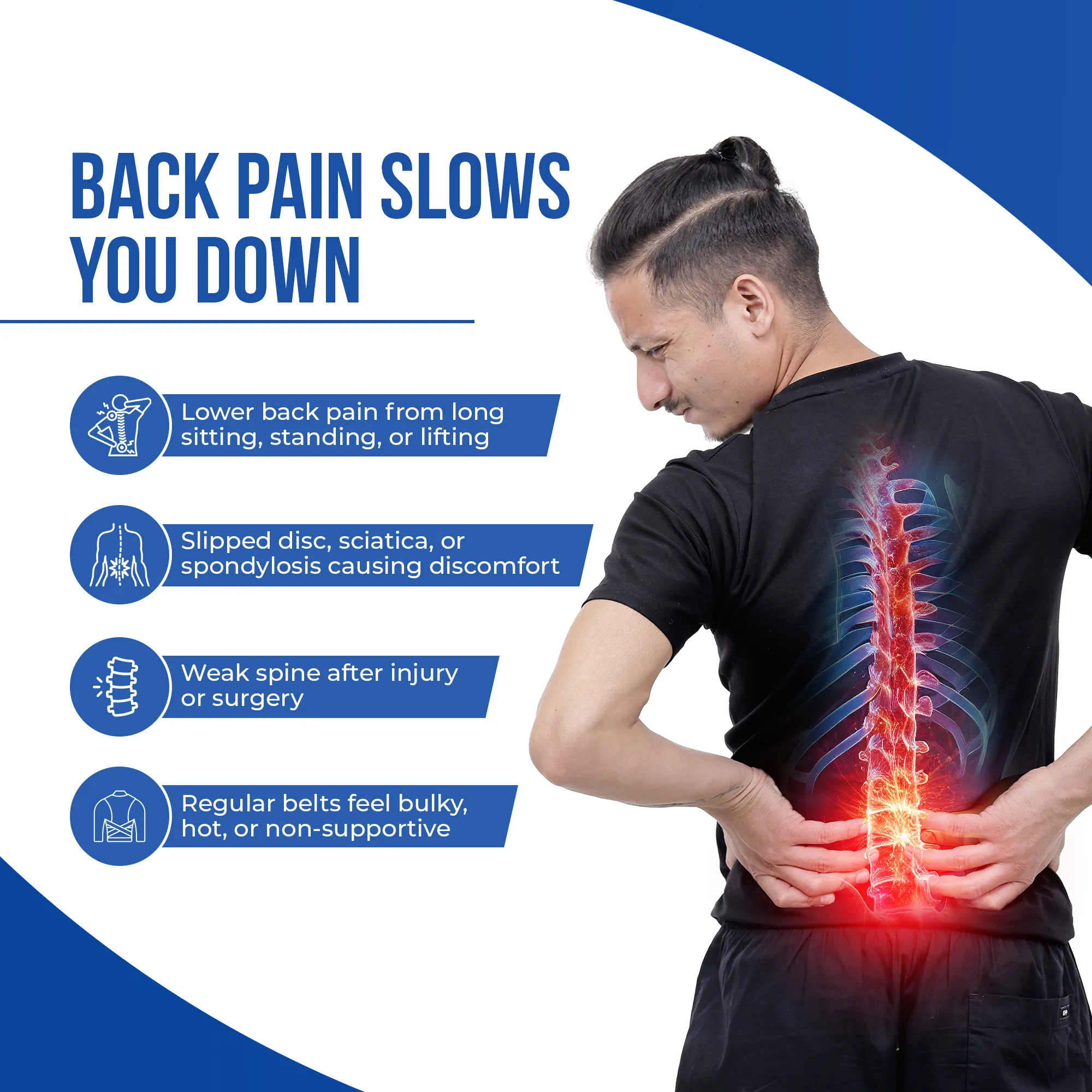 Lumbo Sacral Support Belt | Back Pain Relief & Spine Support - Image 4