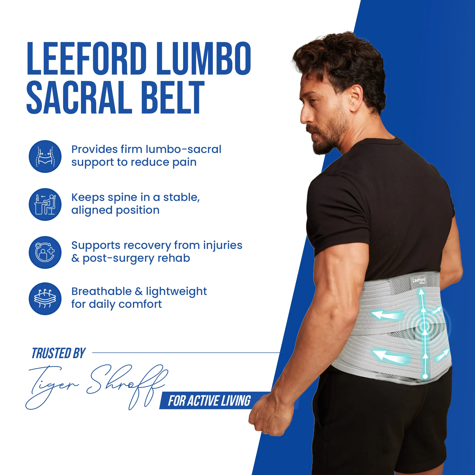 Lumbo Sacral Support Belt | Back Pain Relief & Spine Support - Image 5