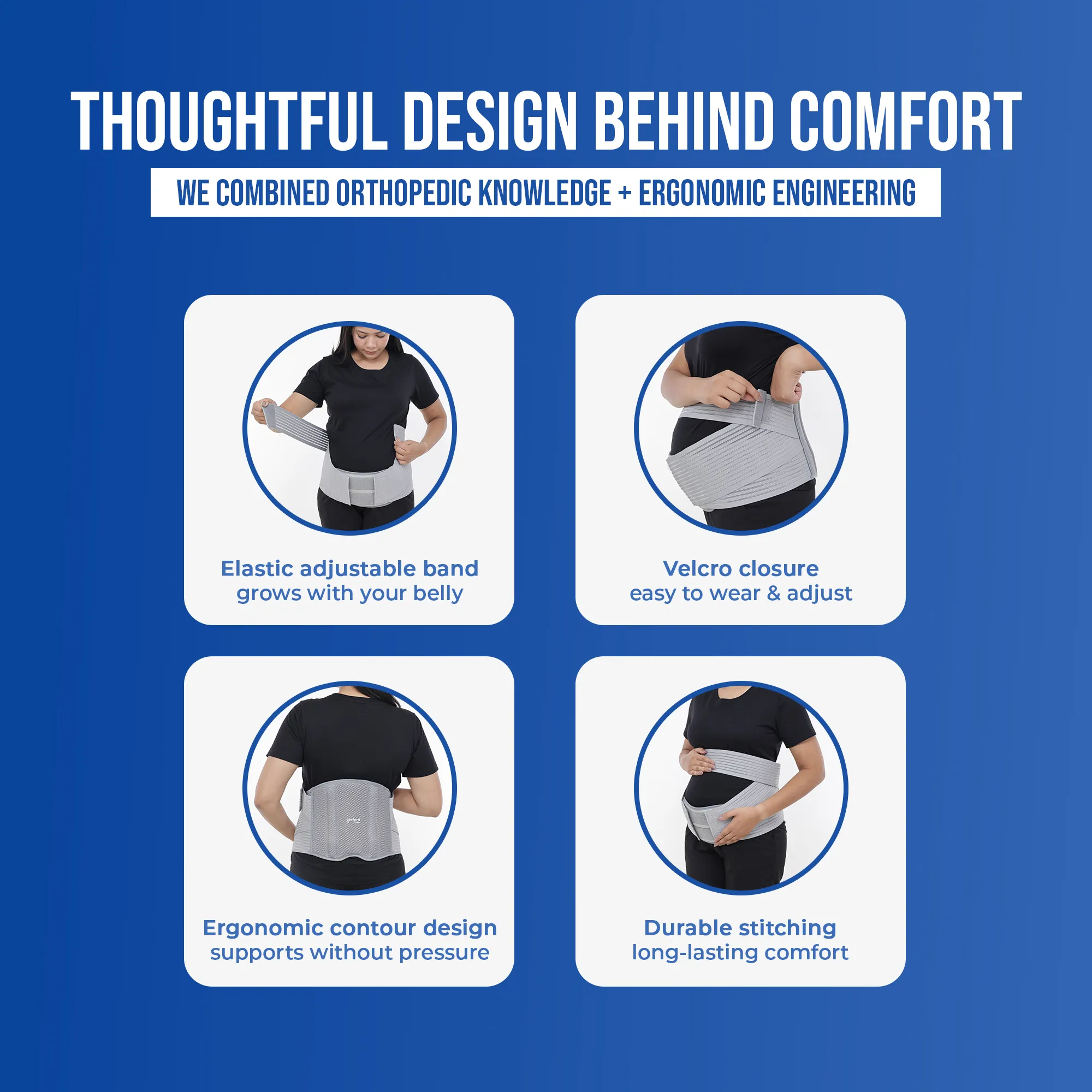 Pregnancy Support Belt | Supports Back, Belly & Posture for Comfort - Image 7