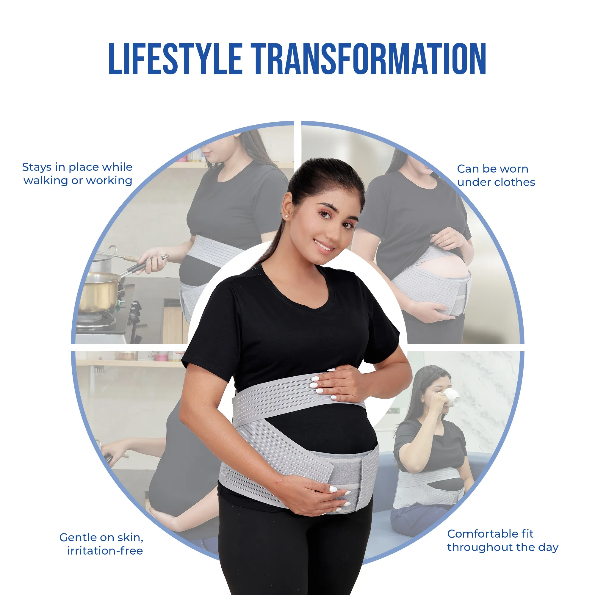 Pregnancy Support Belt | Supports Back, Belly & Posture for Comfort - Image 8