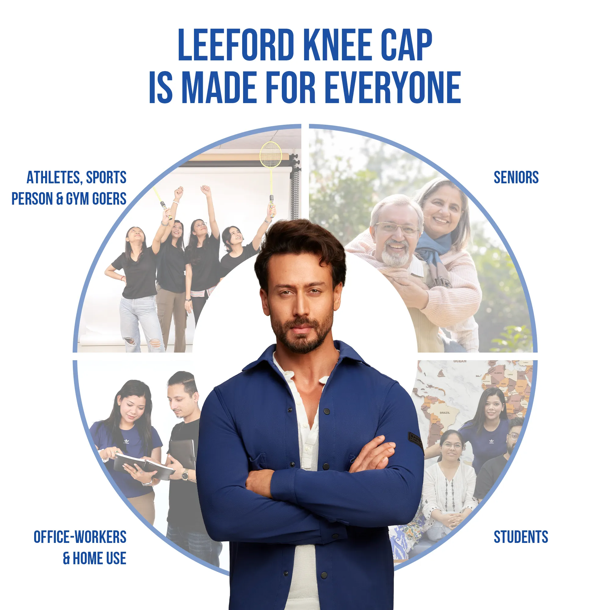 Leeford Premium Knee Cap | Reduces Pain, Swelling, Strain, and Promotes Faster Recovery - Image 8