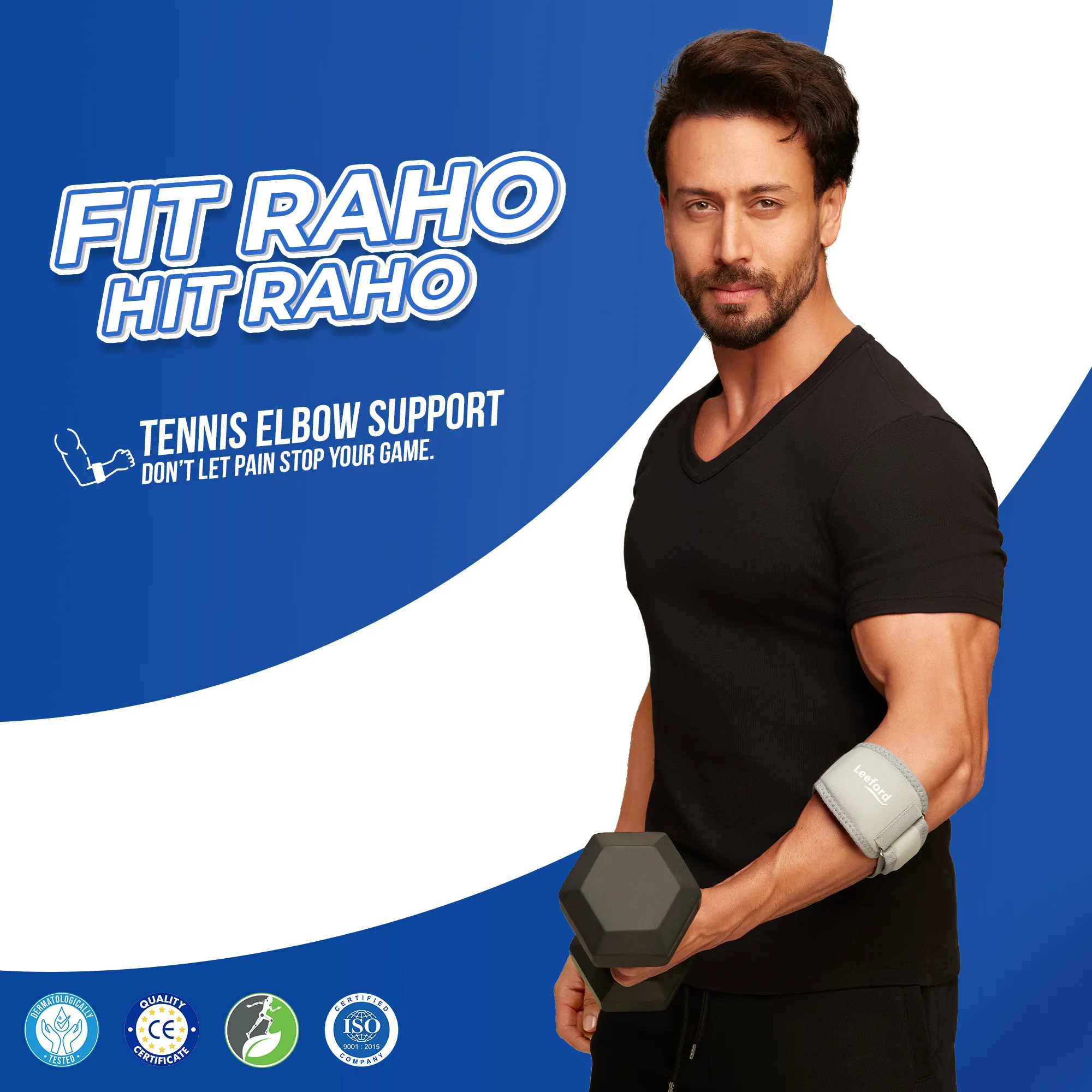 Tennis Elbow Support | Neoprene, Targeted Compression - Image 3