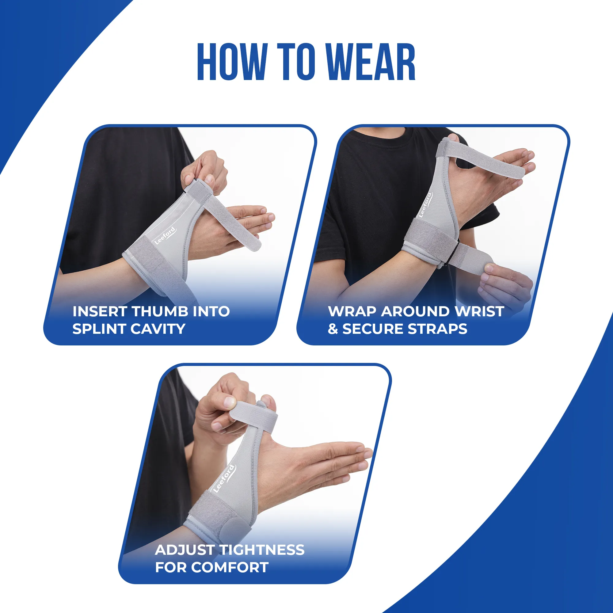 Thumb Spica Splint for Fractures, Sprains & Swelling | Universal - Image 8