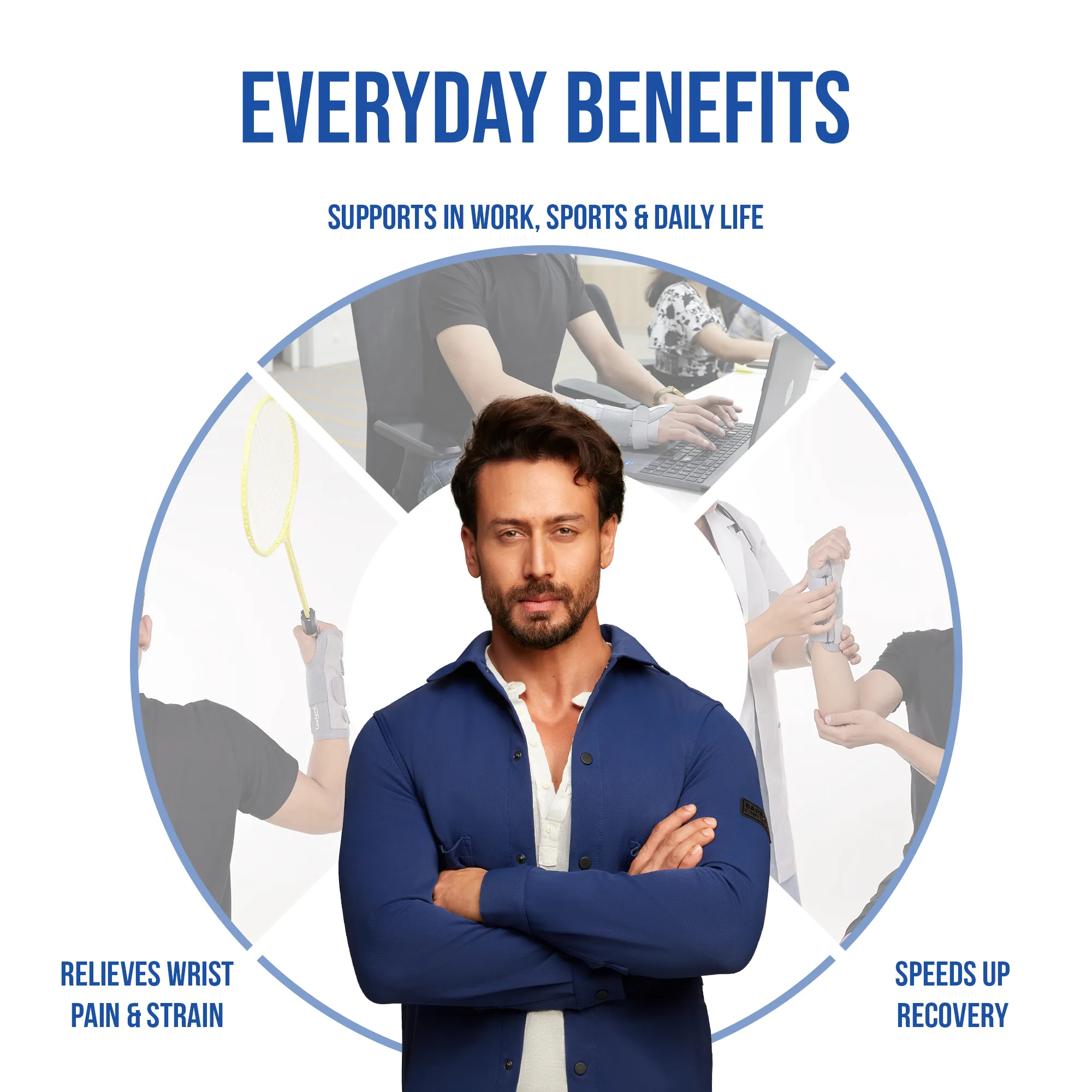 Ambidextrous Wrist Splint | Stabilises Wrist, Eases Pain - Image 9