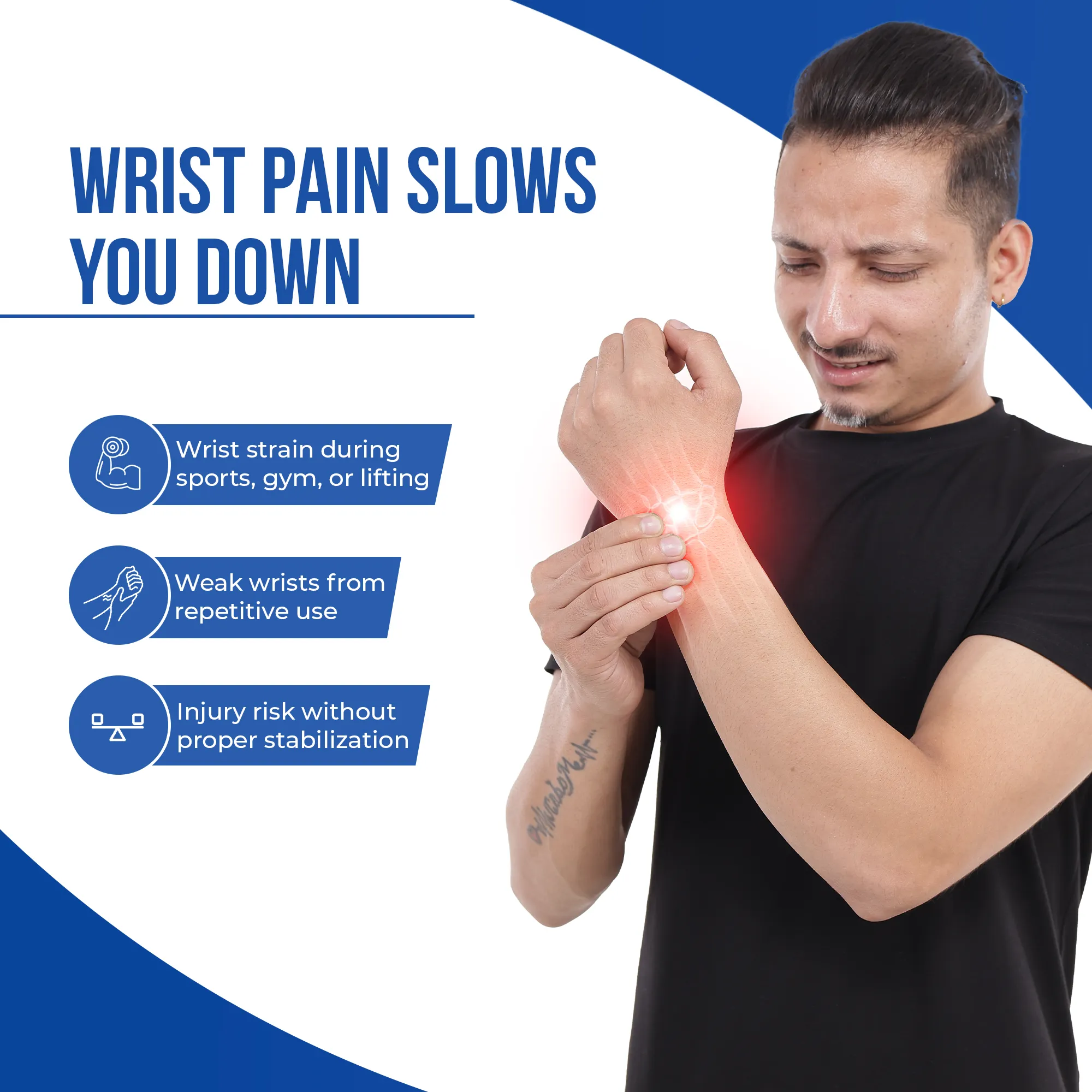 Wrist Wrap Neoprene | Ideal for Strains & Injuries - Image 4
